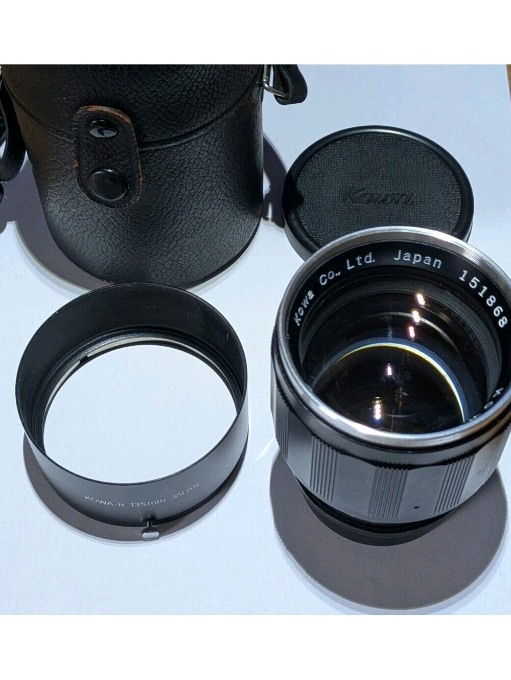 Kowa - R 135mm F4 Lens Japan # 153086 + Case